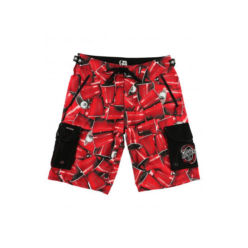 PLAVKY METAL MULISHA CUPS D-LUSH - červená - 32