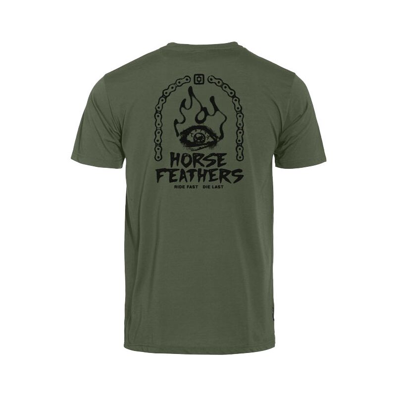 TRIKO HORSEFEATHERS RECKLESS TECH - zelená - S