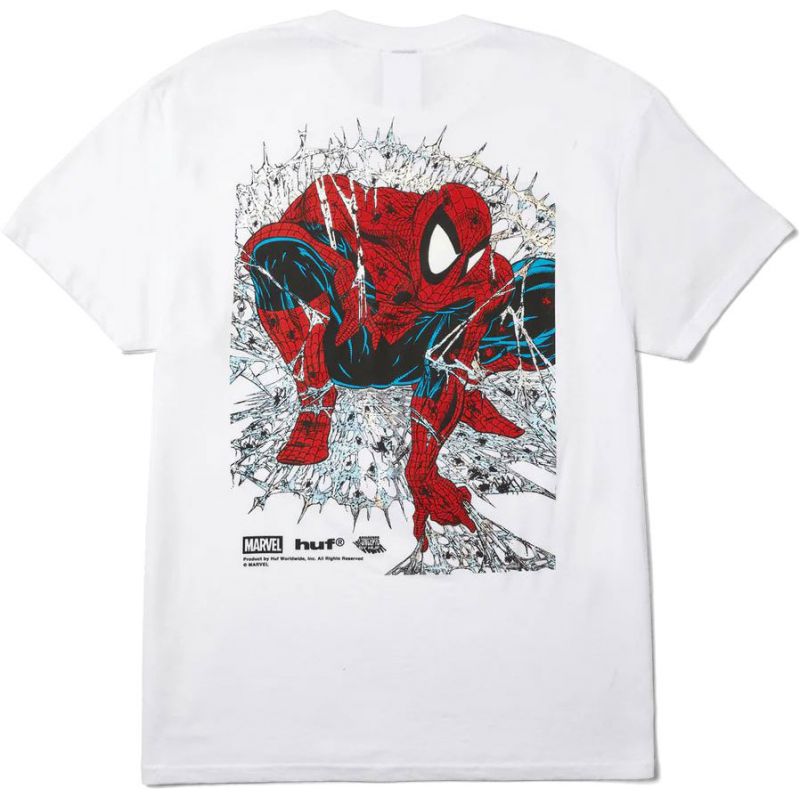 TRIKO HUF x Spider-Man Arachknight S/S - bílá - L