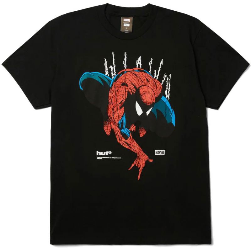 TRIKO HUF x Spider-Man Perceptions S/S - černá - L