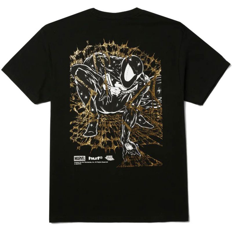TRIKO HUF x Spider-Man Arachknight S/S - černá - L