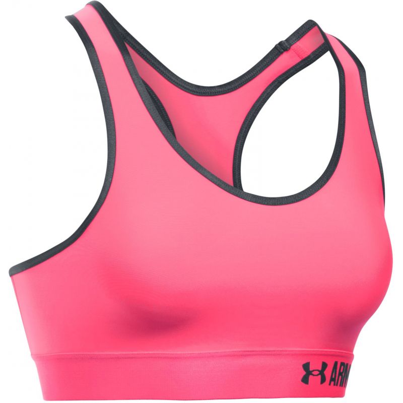 PODPRSENKA UNDER ARMOUR Armour Mid Solid - růžová - S - 246147