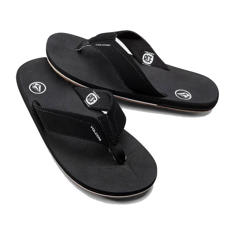 PANTOFLE VOLCOM Victor - černá - EUR 43