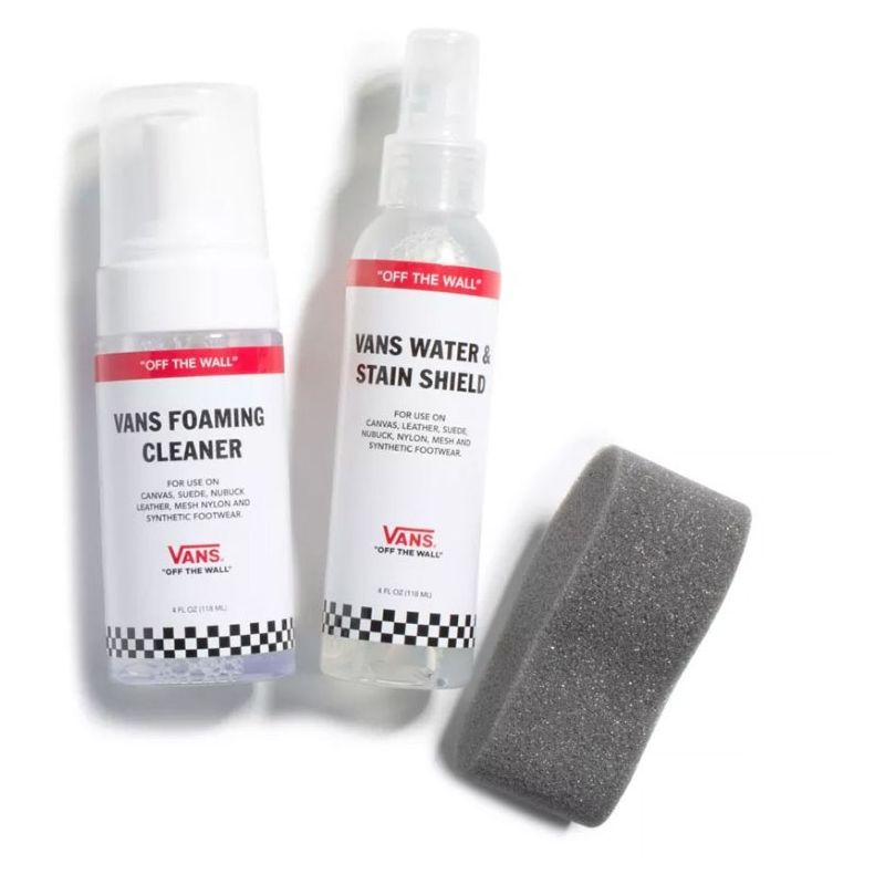 VANS SHOE CARE CANVAS KIT - bílá