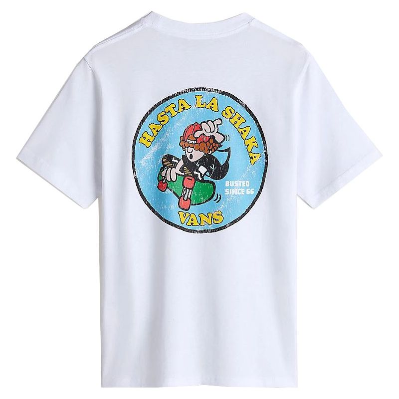 TRIKO VANS B HASTA LA SHAKA S/S YOUTH - bílá - L
