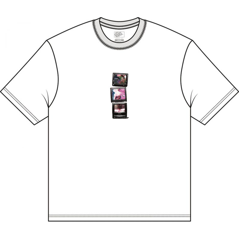 TRIKO VANS Vee Tv S/S - bílá - L