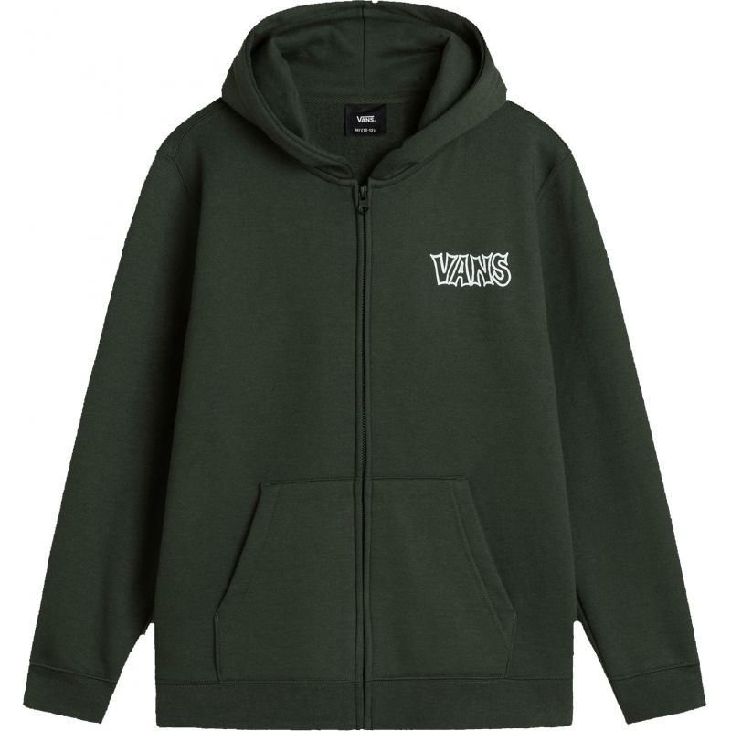 MIKINA VANS Classified Full Zip BOYS - zelená - L