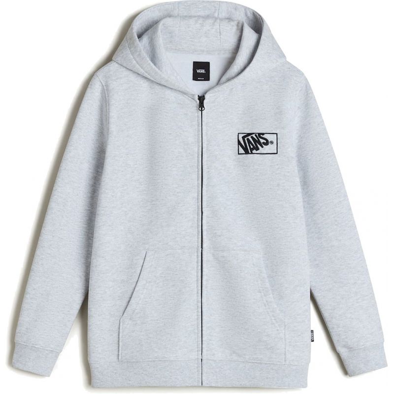 MIKINA VANS BLOCKED BOX FZ HOODIE BOYS - šedá - L