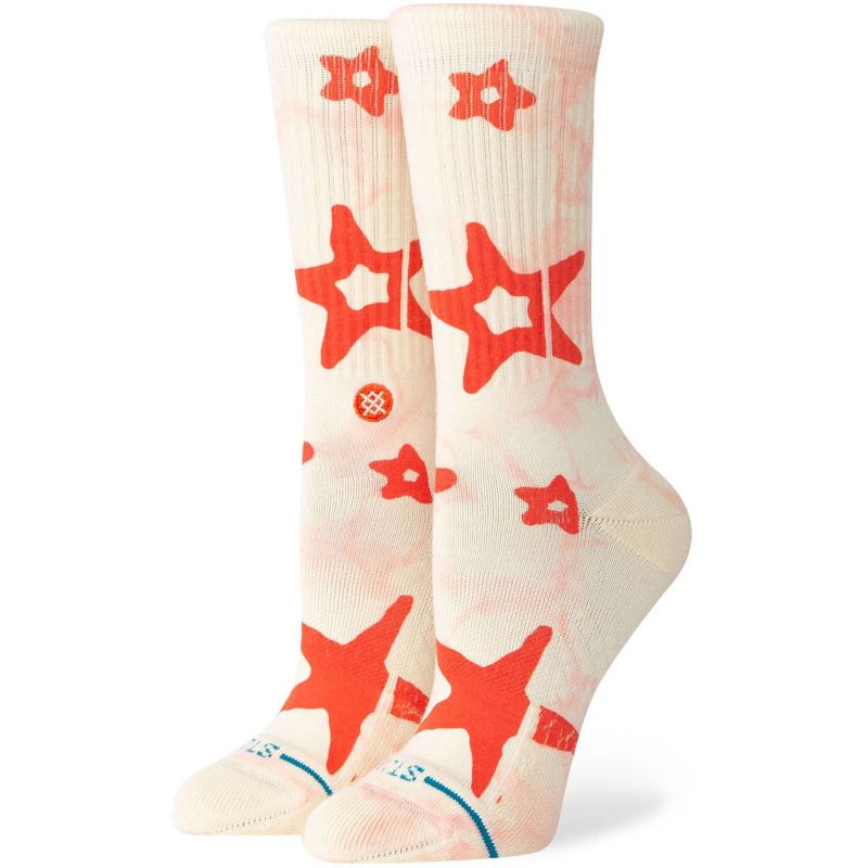 PONOŽKY STANCE STARRY EYED CREW - béžová - S