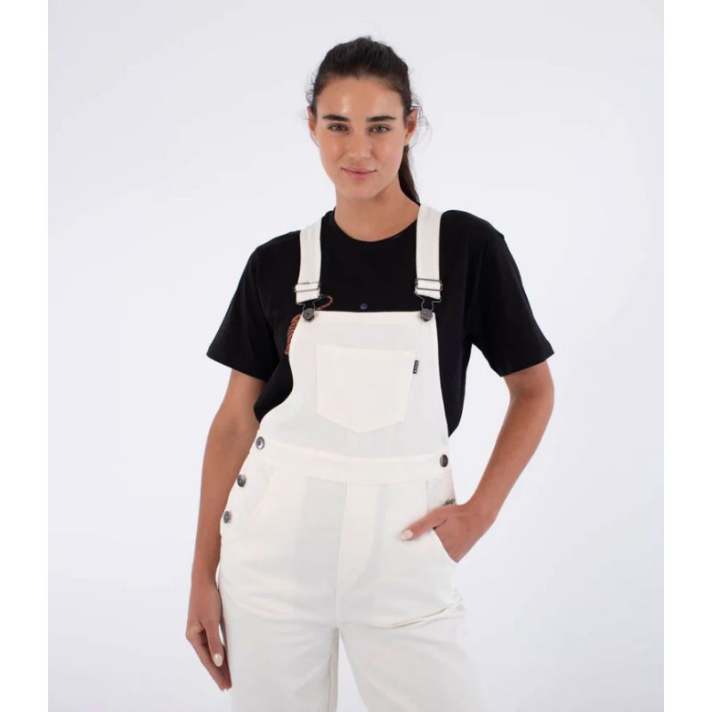 LACLÁČE HURLEY Worker Jumpsuit Long WMS - bílá - L