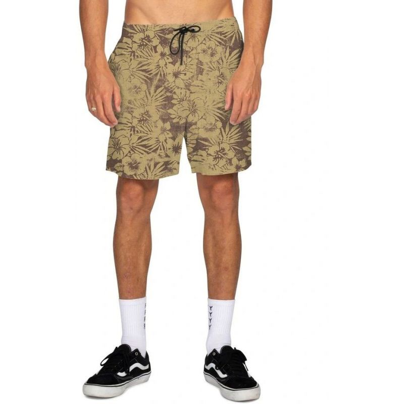 Fotografie KRAŤASY RUSTY PRINT OVERTONE 17 ELASTIC - hnědá - 32