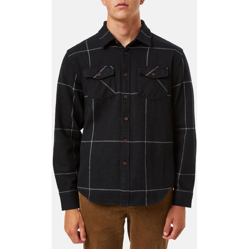 KOŠILE KATIN USA MONTY FLANNEL - černá - M